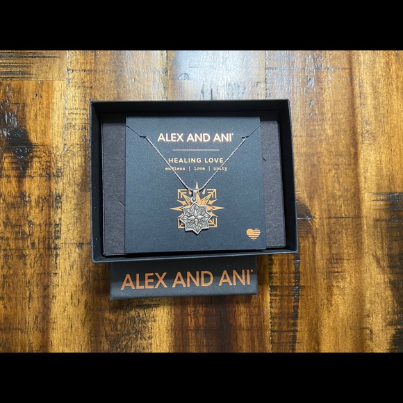 Alex and Ani Accessories - Alex and Ani Healing Love Necklace Silver